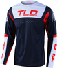 Troy Lee Designs SE Pro Fractura Motorcross Jersey,  rood-blauw,  afmeting S