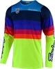 Troy Lee Designs SE Pro Mirage Motocross Jersey Blauw Geel L