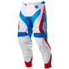 Troy Lee Designs SE Pro Motocross Broek,  wit-blauw,  afmeting 30