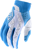 Troy Lee Designs SE Pro Motocross Handschoenen,  blauw,  afmeting XL