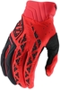 Troy Lee Designs SE Pro Motorcross handschoenen,  rood,  afmeting L voor man