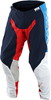 Troy Lee Designs SE Pro Quattro Motorcross broek,  wit-rood-blauw,  afmeting 32