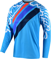 Troy Lee Designs SE Pro Seca 2.0 Motorcross Jersey,  wit-blauw,  afmeting L