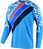 Troy Lee Designs SE Pro Seca 2.0 Motorcross Jersey,  wit-blauw,  afmeting M