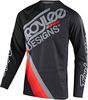 Troy Lee Designs SE Pro Tilt Motorcross Jersey,  zwart-grijs-rood,  afmeting L