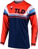 Troy Lee Designs SE Seca Motorcross Jersey Blauw Oranje XL
