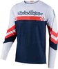 Troy Lee Designs SE Ultra Factory Motocross Jersey Wit Rood Blauw 2XL