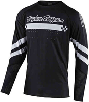 Troy Lee Designs SE Ultra Factory Motocross Jersey Zwart Wit S