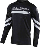 Troy Lee Designs SE Ultra Factory Motocross Jersey Zwart Wit XL