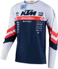 Troy Lee Designs SE Ultra Factory Team Motocross Jersey Wit Blauw 2XL