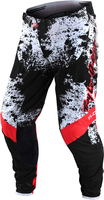 Troy Lee Designs SE Ultra Grime Motorcross broek,  zwart-wit-rood,  afmeting 30