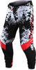 Troy Lee Designs SE Ultra Grime Motorcross broek,  zwart-wit-rood,  afmeting 34