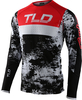 Troy Lee Designs SE Ultra Grime Motorcross Jersey,  zwart-wit-rood,  afmeting XL