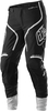 Troy Lee Designs SE Ultra Lines Motorcross broek,  zwart-wit,  afmeting 28