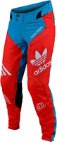Troy Lee Designs SE Ultra Ltd Adidas Team Motorcross broek,  grijs-blauw,  afmeting 30