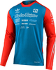 Troy Lee Designs SE Ultra Ltd Adidas Team Motorcross Jersey,  rood-blauw,  afmeting S