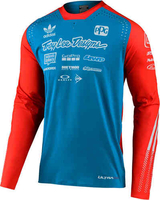 Troy Lee Designs SE Ultra Ltd Adidas Team Motorcross Jersey Rood Blauw M