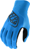 Troy Lee Designs SE Ultra Motocross Handschoenen,  zwart-turquoise,  afmeting 2XL