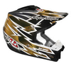 Troy Lee Designs SE3 ECE Zap Helm Goud/Chrom S