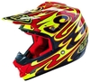 Troy Lee Designs SE3 Reflection Motorcross Helm Geel L