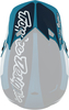 Troy Lee Designs SE4 Corsa Helm Peak,  wit-blauw