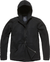 Vintage Industries Albury Rits hoodie,  zwart,  afmeting M
