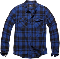 Vintage Industries Austin Shirt,  blauw,  afmeting 3XL