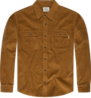 Vintage Industries Brix Overhemd,  bruin,  afmeting 2XL voor man