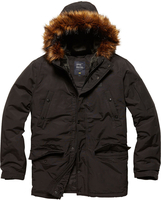 Vintage Industries Circle Jas,  zwart,  afmeting XL