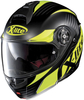 X-Lite X-1004 Nordhelle N-Com Helm,  zwart-geel,  afmeting 2XS