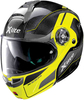 X-lite X-1004 Ultra Carbon Charismatic N-Com Helm Zwart Geel M