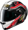 X-Lite X-803 RS Ultra Carbon 50th Anniversary Helm,  zwart-wit-rood,  afmeting XL