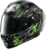 X-Lite X-803 RS Ultra Carbon Darko Helm,  zwart-groen,  afmeting XS
