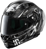 X-Lite X-803 RS Ultra Carbon Darko Helm,  zwart-wit,  afmeting XL