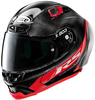 X-Lite X-803 RS Ultra Carbon Hot Lap Helm,  zwart-rood,  afmeting XL