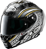X-Lite X-803 RS Ultra Carbon Replica A.Canet Test Helm,  zwart-wit,  afmeting XS