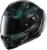 X-Lite X-803 RS Ultra Carbon Replica C. Stoner Superhero Helm,  zwart-groen,  afmeting S