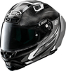 X-Lite X-803 RS Ultra Carbon Skywarp Helm,  zwart-wit,  afmeting M