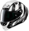 X-Lite X-803 RS Ultra Carbon Wheelie Helm,  zwart-wit,  afmeting XS