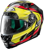 X-Lite X-803 Ultra Carbon Caesar Helm Rood Geel XS