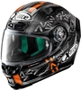X-Lite X-803 Ultra Carbon Canet Helm,  zwart-oranje,  afmeting XL
