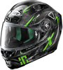X-Lite X-803 Ultra Carbon Darko Helm,  zwart-groen,  afmeting XS