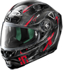 X-Lite X-803 Ultra Carbon Darko Helm,  zwart-rood,  afmeting XS