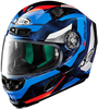 X-lite X-803 Ultra Carbon Mastery Helm Wit Rood Blauw S