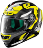 X-lite X-803 Ultra Carbon Mastery Helm,  zwart-wit-geel,  afmeting M