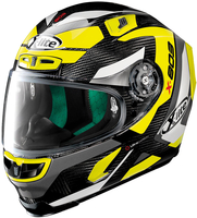 X-lite X-803 Ultra Carbon Mastery Helm,  zwart-wit-geel,  afmeting M