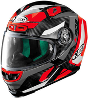 X-lite X-803 Ultra Carbon Mastery Helm Zwart Wit Rood S