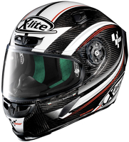 X-Lite X-803 Ultra Carbon MotoGp Helm,  wit-carbon,  afmeting L