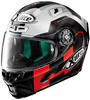 X-Lite X-803 Ultra Carbon Petrucci Test Helm,  zwart-grijs-rood,  afmeting XL