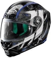 X-Lite X-803 Ultra Carbon Provocator Helm,  zwart-blauw,  afmeting S